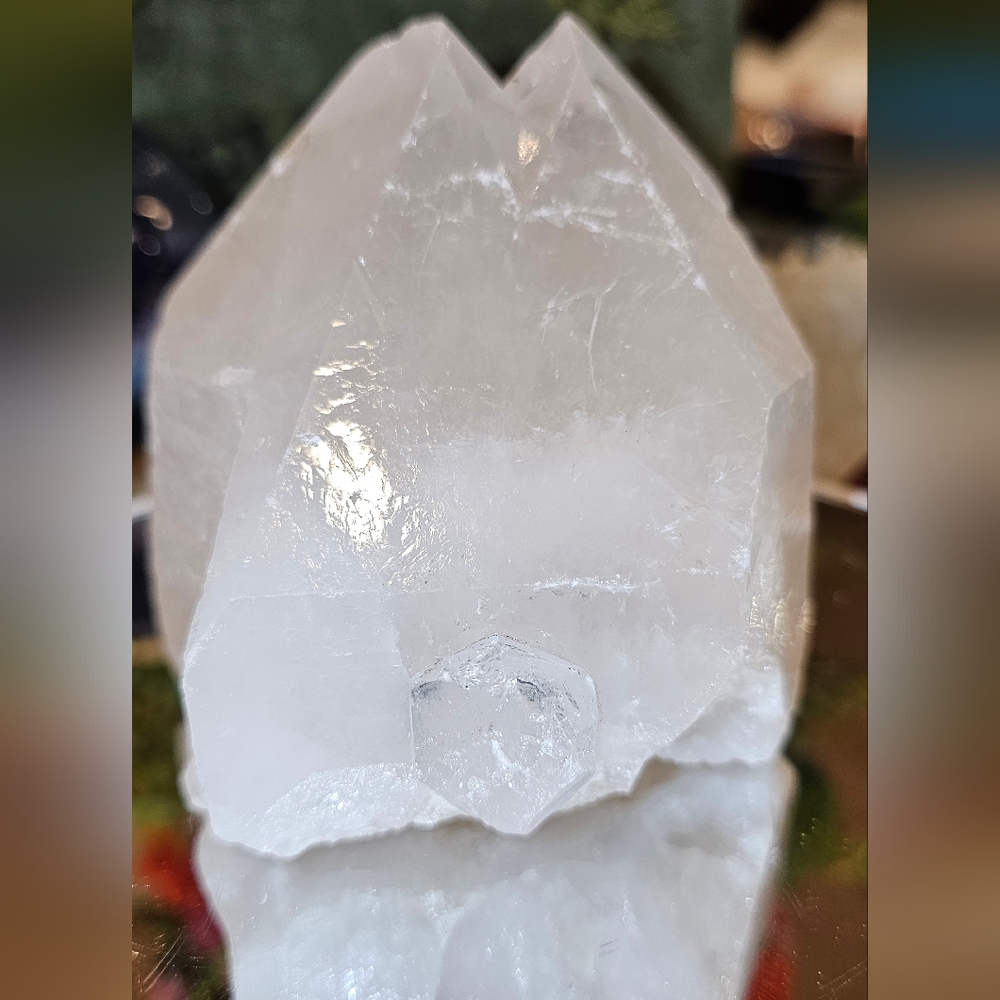 Large Clear Quartz Double Point 1.6 lbs